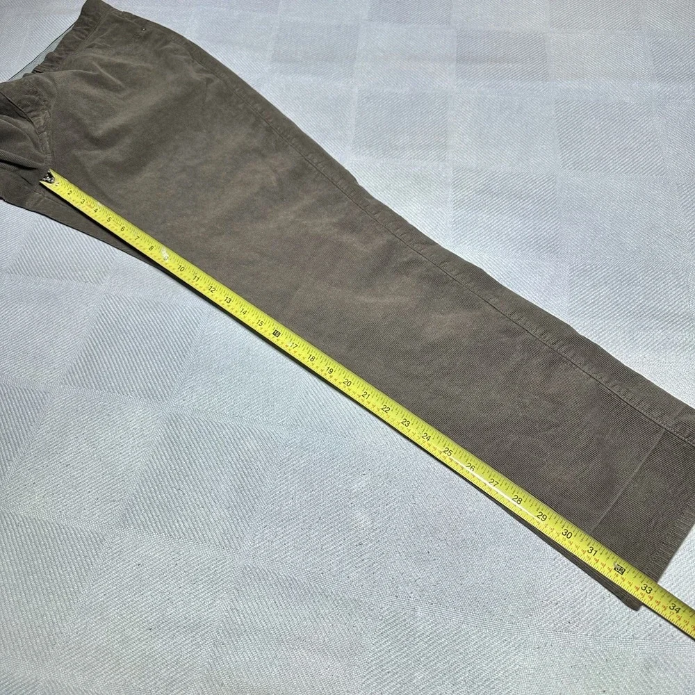 Peter Millar Brown Corduroy 5 Pocket Classic Fit Stretch Pants Men's‎ Size 38x33